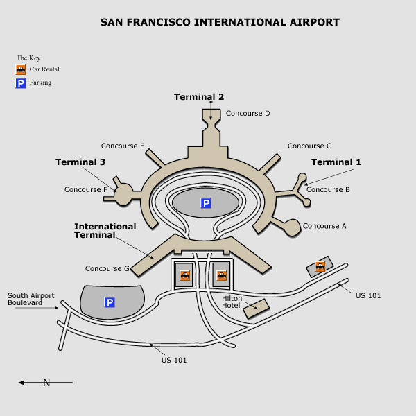 Driving Directions To Sfo Directions To San Francisco International Airport